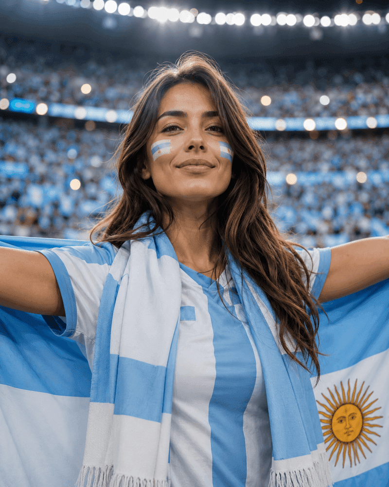 Argentina fan representing Argentina in CHARMING leaderboard