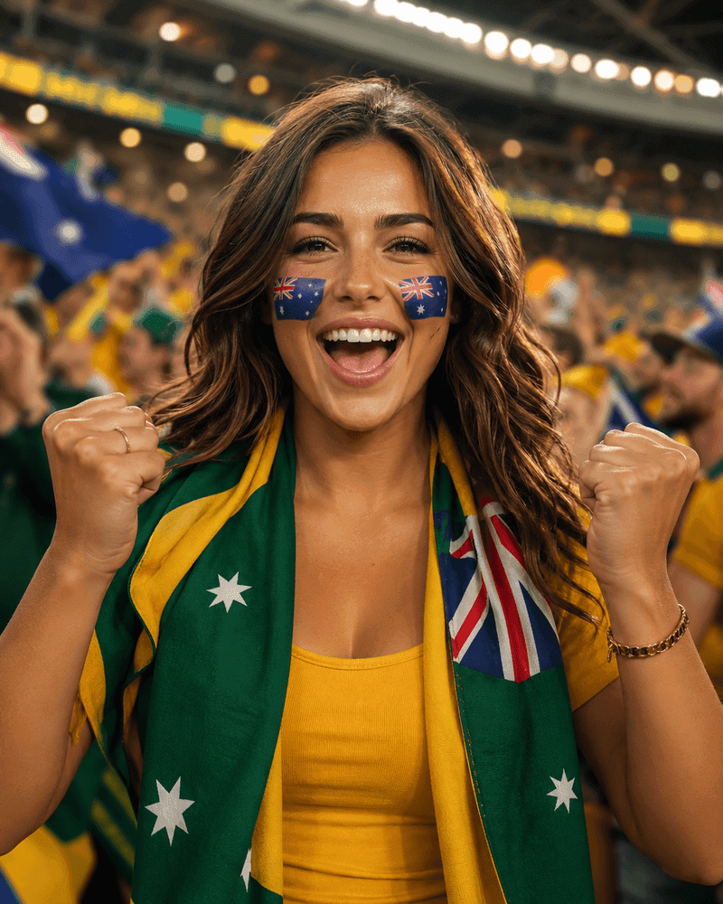 Australia fan representing Australia in CHARMING leaderboard