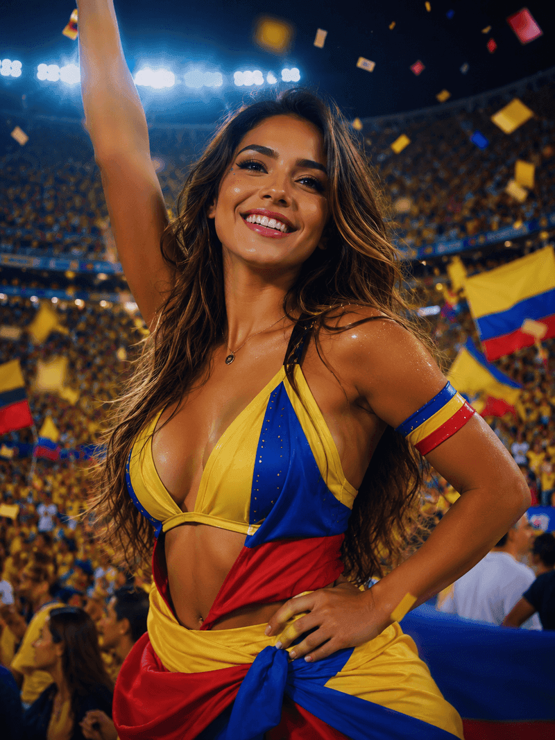 Colombia fan representing Colombia in CHARMING leaderboard