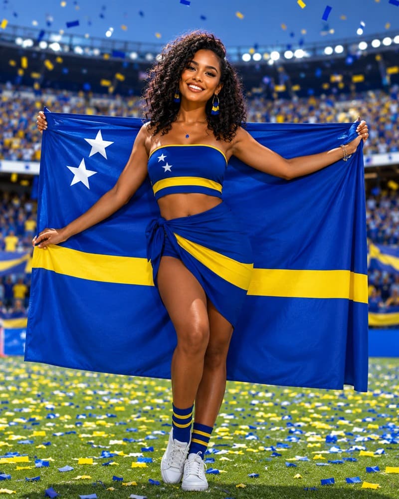 Curacao fan representing Curacao in CHARMING leaderboard