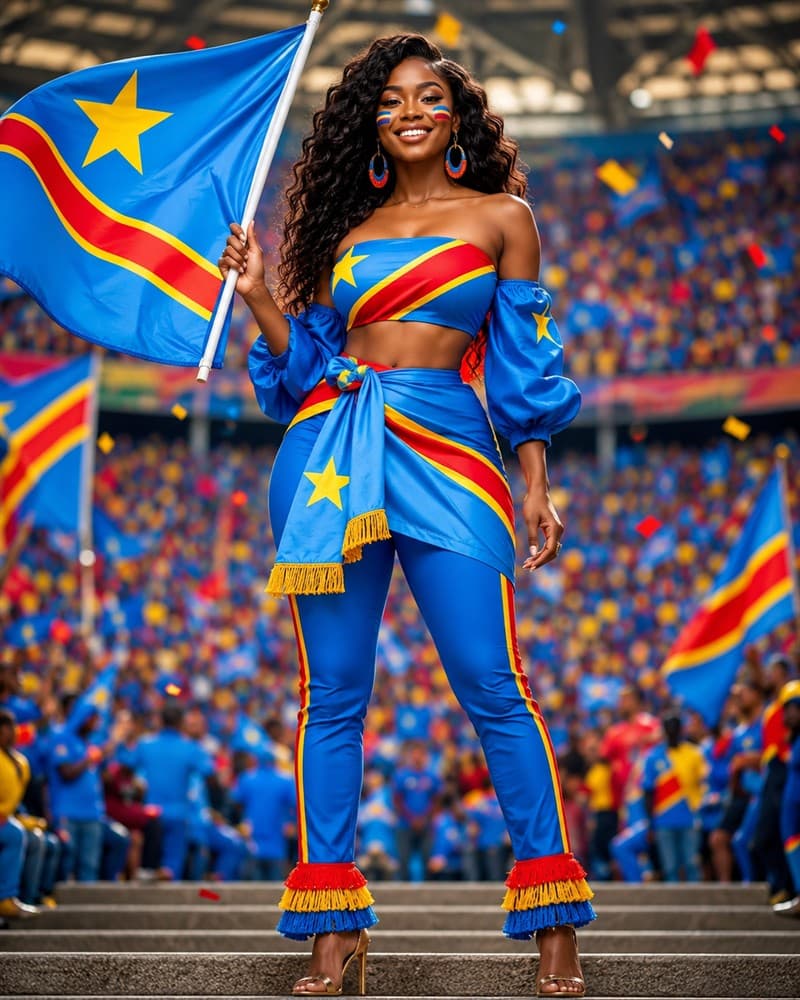 DR Congo fan representing DR Congo in CHARMING leaderboard