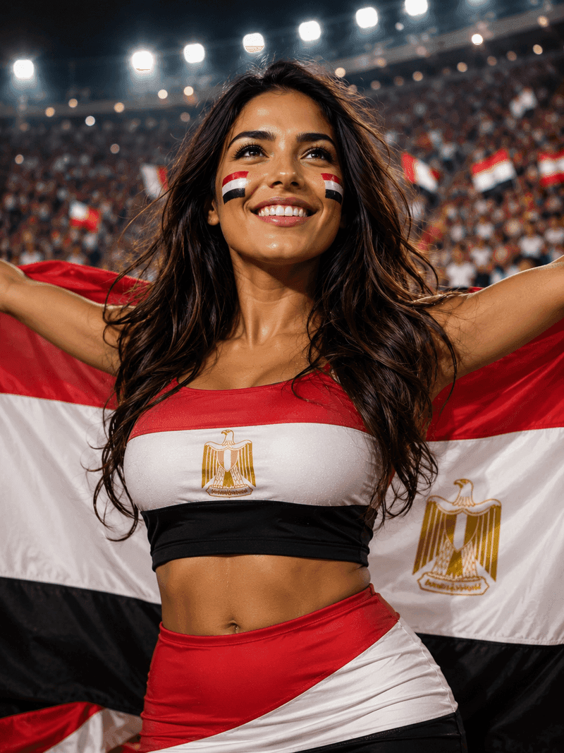 Egypt fan representing Egypt in CHARMING leaderboard
