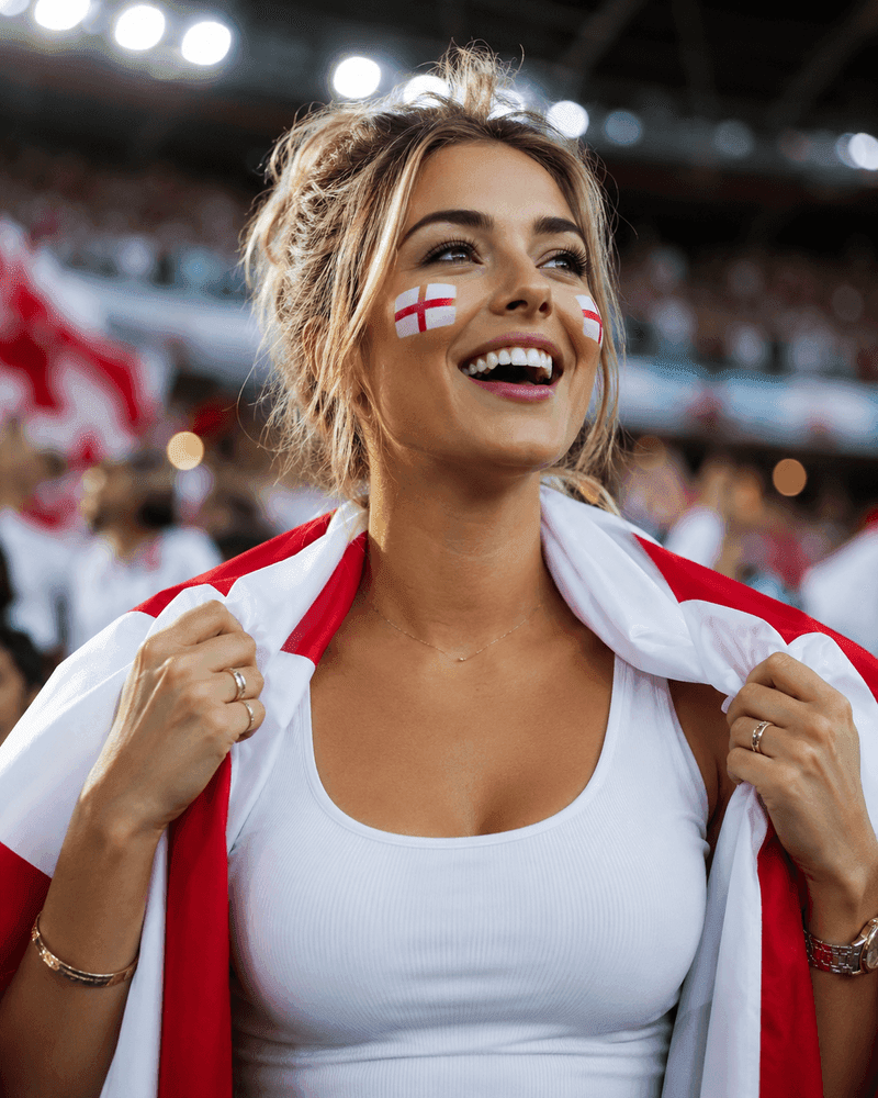 England fan representing England in CHARMING leaderboard