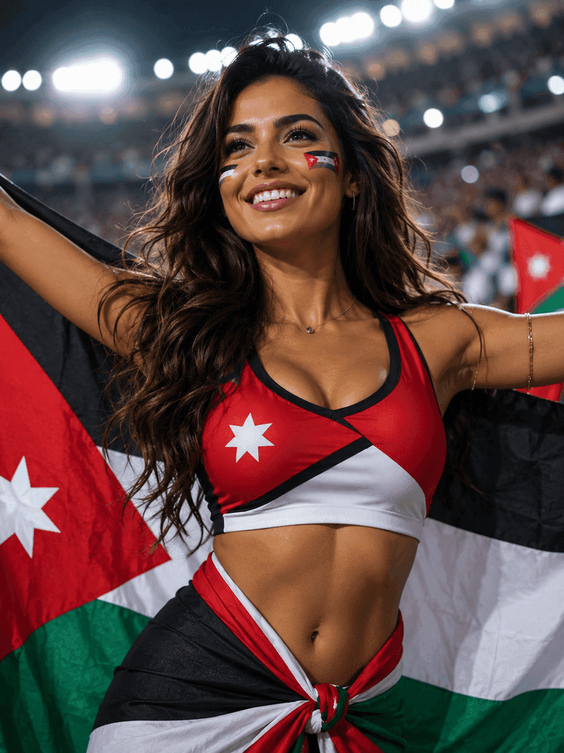 Jordan fan representing Jordan in CHARMING leaderboard