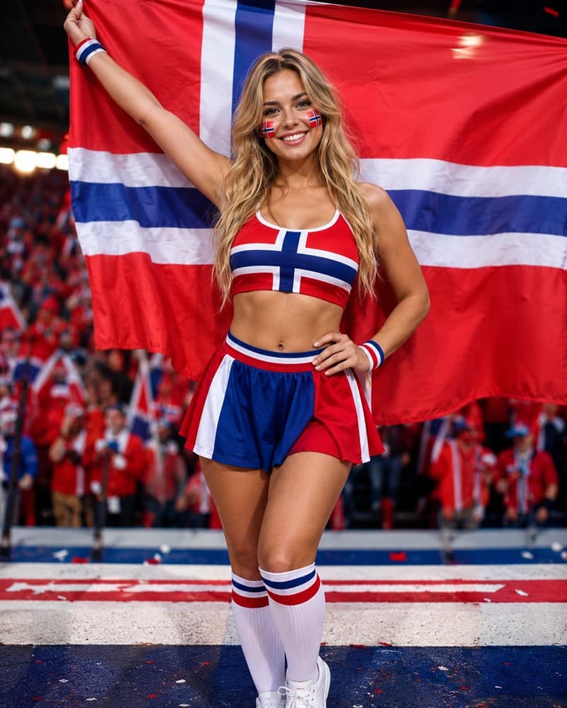 Norway fan representing Norway in CHARMING leaderboard