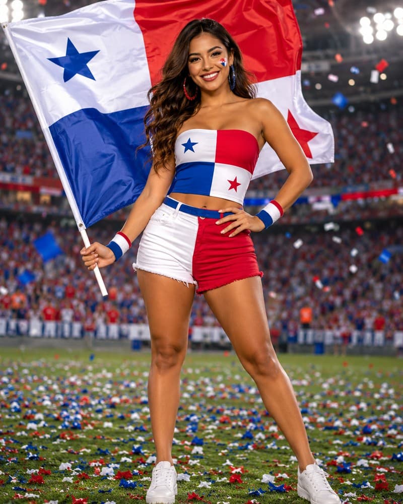 Panama fan representing Panama in CHARMING leaderboard
