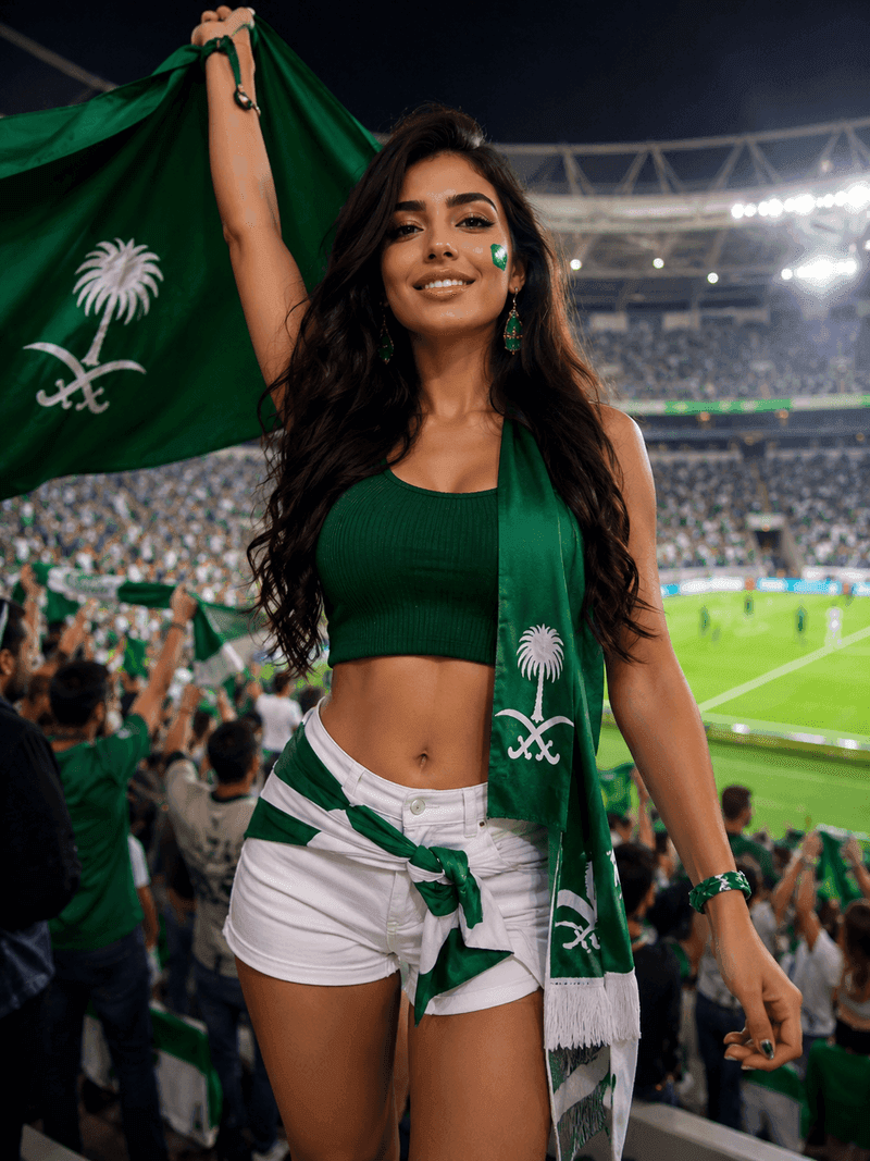 Saudi Arabia fan representing Saudi Arabia in CHARMING leaderboard