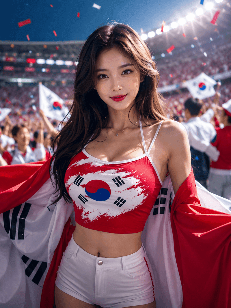 South Korea fan representing South Korea in CHARMING leaderboard