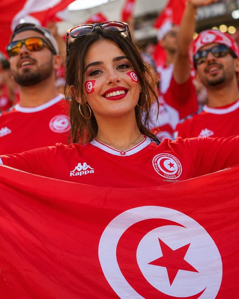 Tunisia fan representing Tunisia in CHARMING leaderboard