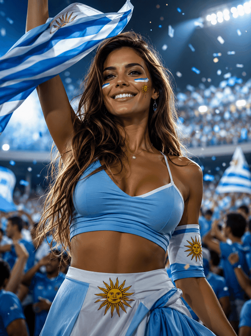 Uruguay fan representing Uruguay in CHARMING leaderboard